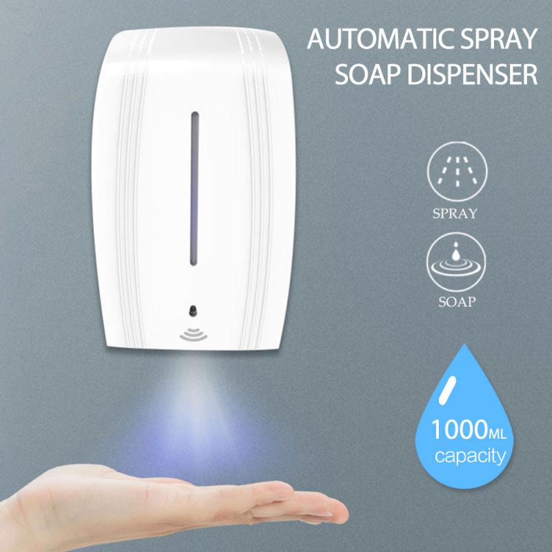 Wall-mounted Smart Sensor Soap Dispenser Infrared Contact-free Automatic Liquid Hand Washing Cleaning Tool