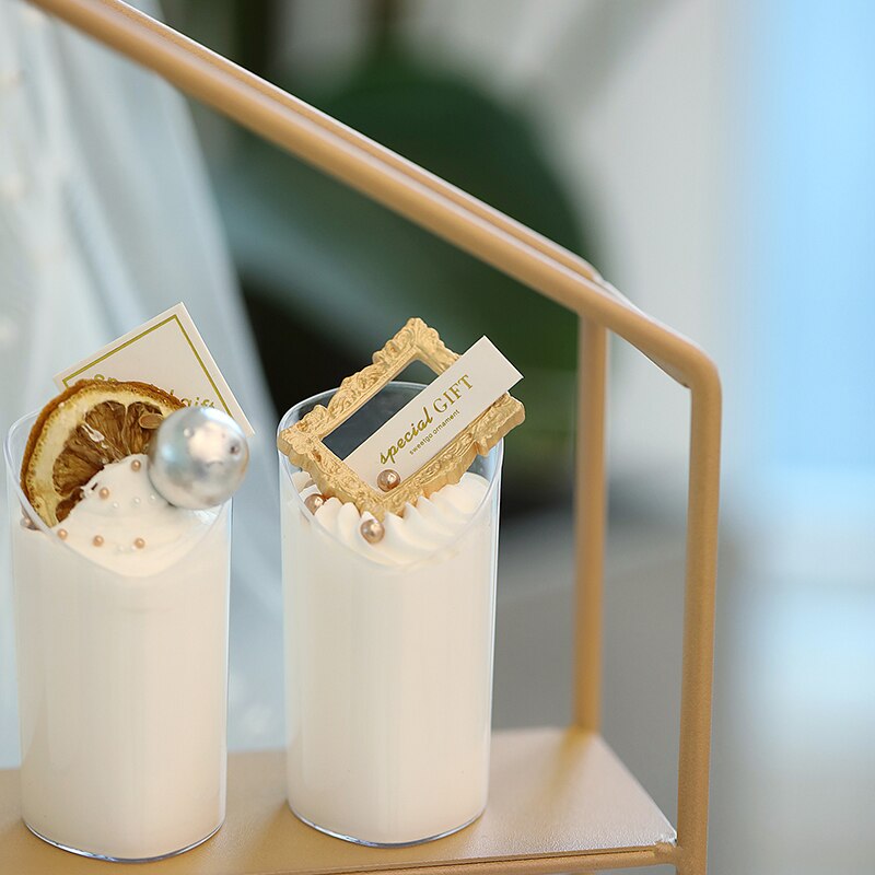 Simulatie roompudding model cup cake bruiloft dessert tafeldecoratie bakkerij winkel kast decoratie rekwisieten