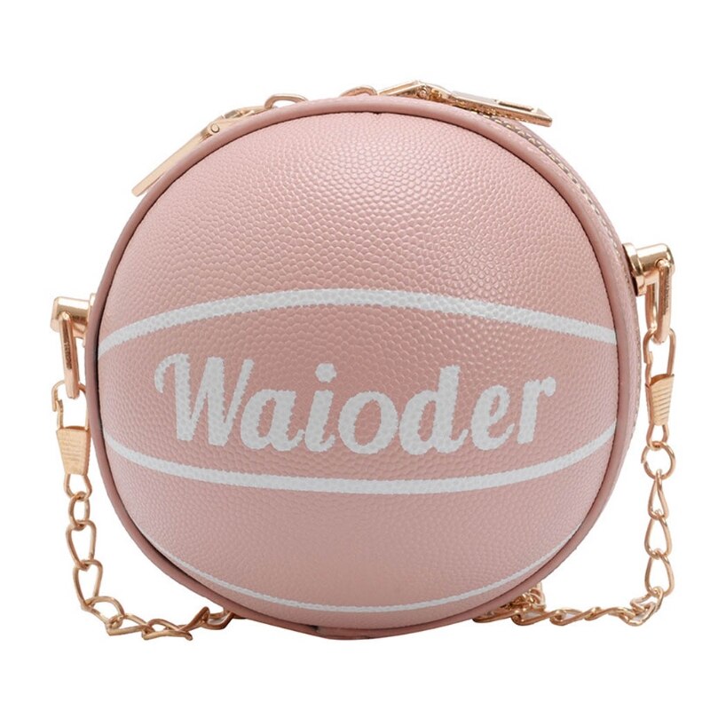 freundlicher der Kupplung Tasche Nette freundlicher Mini Basketball Geldbörse Umhängetaschen für Jungen Mädchen Kleine Münze Brieftasche Handtasche: rosa