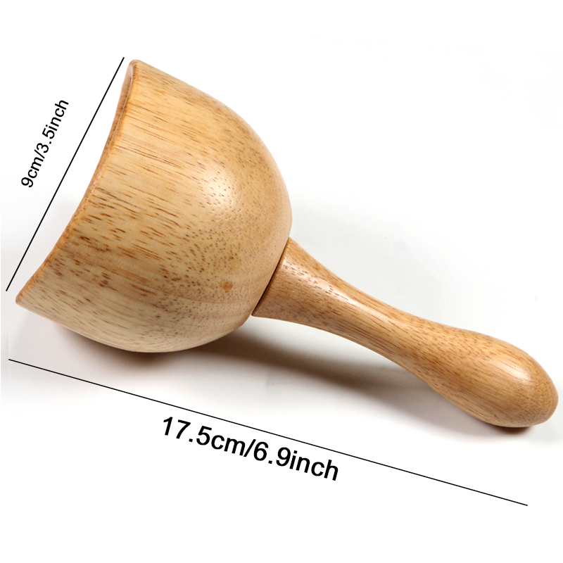 Handheld Wood Roller kijek do masażu drewniany masażer brzucha do uda Butt noga do masażu mięśni Release Anti Cellulite: Style E