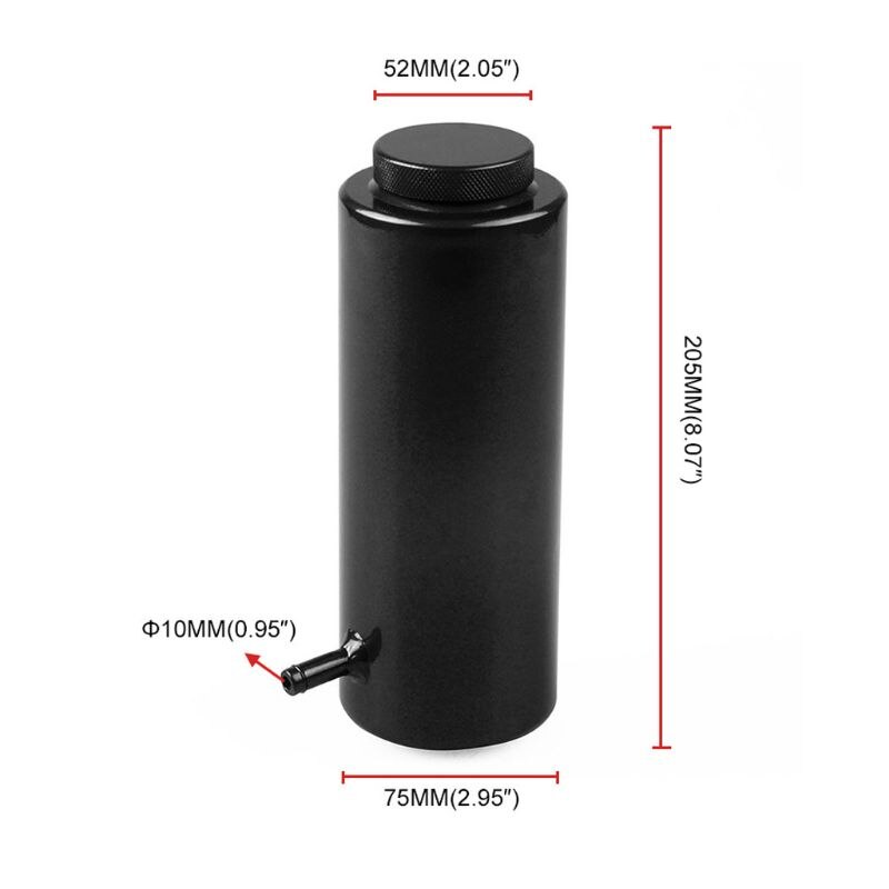 Universal car Radiator Coolant Tank 800ml Coolant Expansion Tank Overflow Oil Catch Tank Cooling Catch Bottle Reservoir