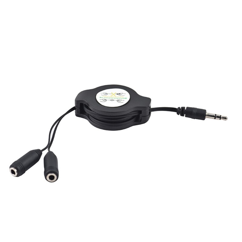3.5mm Male to Female Extension Stereo Audio Extension Cable Telescopic AUX extension Cable MP3 Car 3.5mm Audio Cable W91F