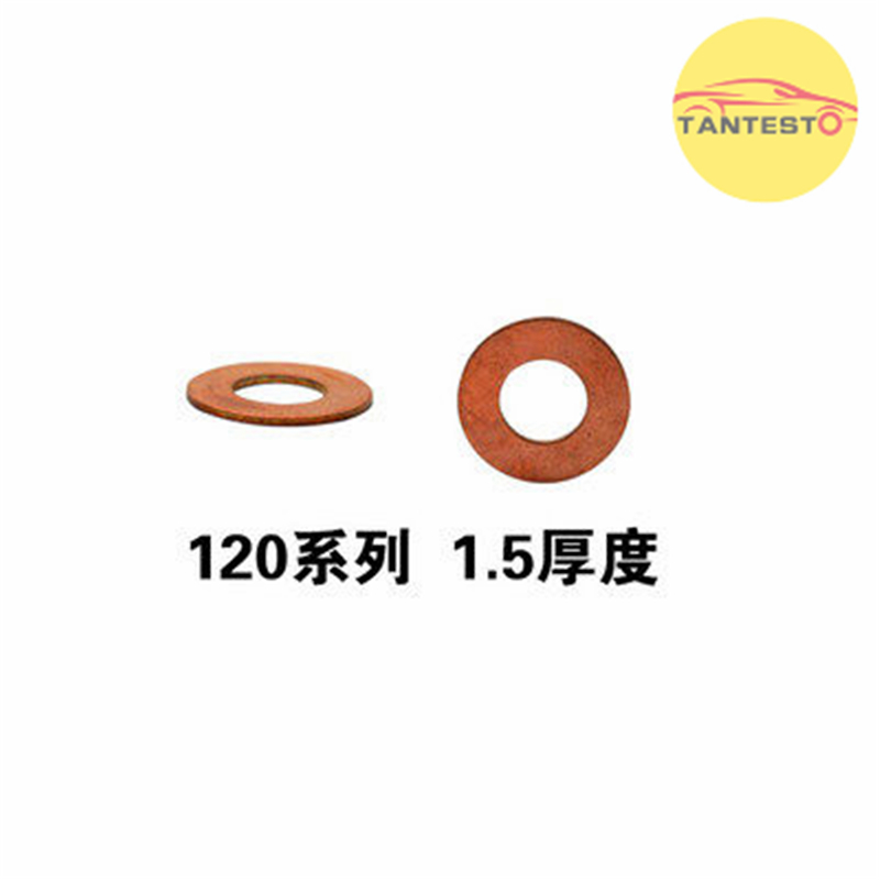 Común inyector para riel Arandela de cobre anillo de sello Askets F00RJ02175 F00VP01004 11176-30011 F00RJ01453 F00VC17503 F00VP01004 F00VP0: 120 1.5mm