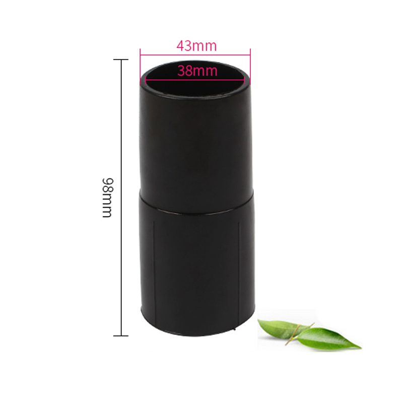 Vacuum Cleaner Connector Inner Diameter 38mm Outer diameter 43mm PP Plastic Adapter For Idustrial Vacuum Cleaner Accessories