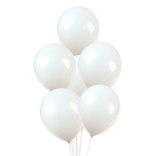 12 stk 10 tommer fortykkelse latex ballon mat ballon rød sort hvid flerfarvet ballon fødselsdagsfest bryllup forsyninger: Hvid