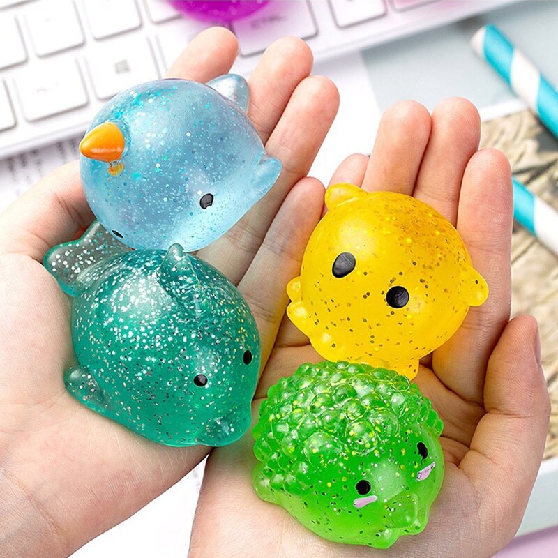 Big Spongy Squishy Mochi Fidget Toys Cute Animal Antistress Ball Squeeze Mochi Rising Abreact Soft Sticky Stress Relief Toy