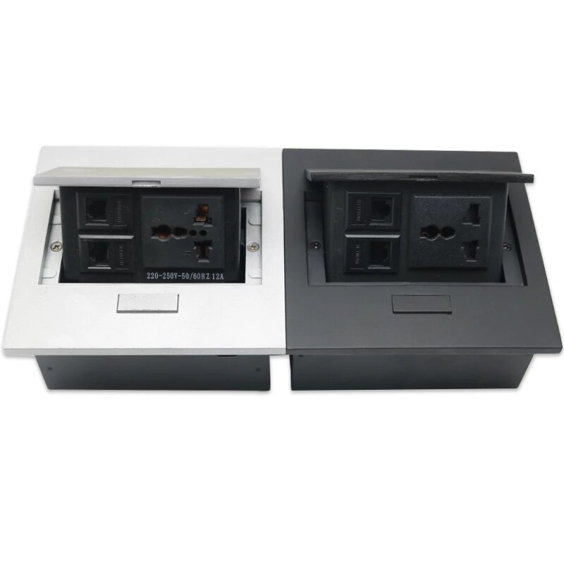 Wire Cable Grommet cable Management Box Power USB Hub Storage Box Hole Cover Wire Outlet Port Zinc Alloy