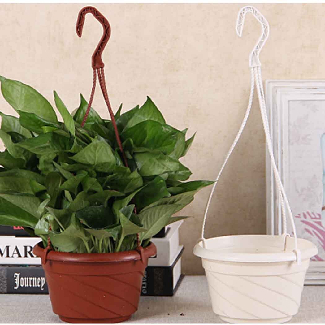 Plastic Hanging Baskets Hanging Plant Flower Pots With Chain Garden Supplies Resin Plant Flower Hanging Pot Basket