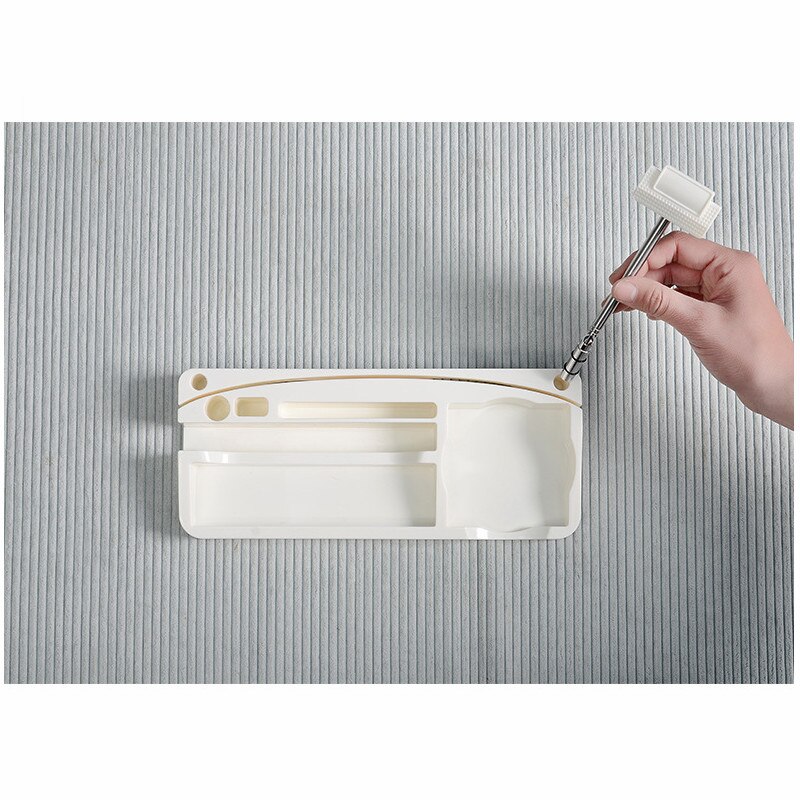 Multifunction Office Desktop Organizer Plastic Pencil Storage Box File Holder Home Sundries Stationery Storage Shelf Container