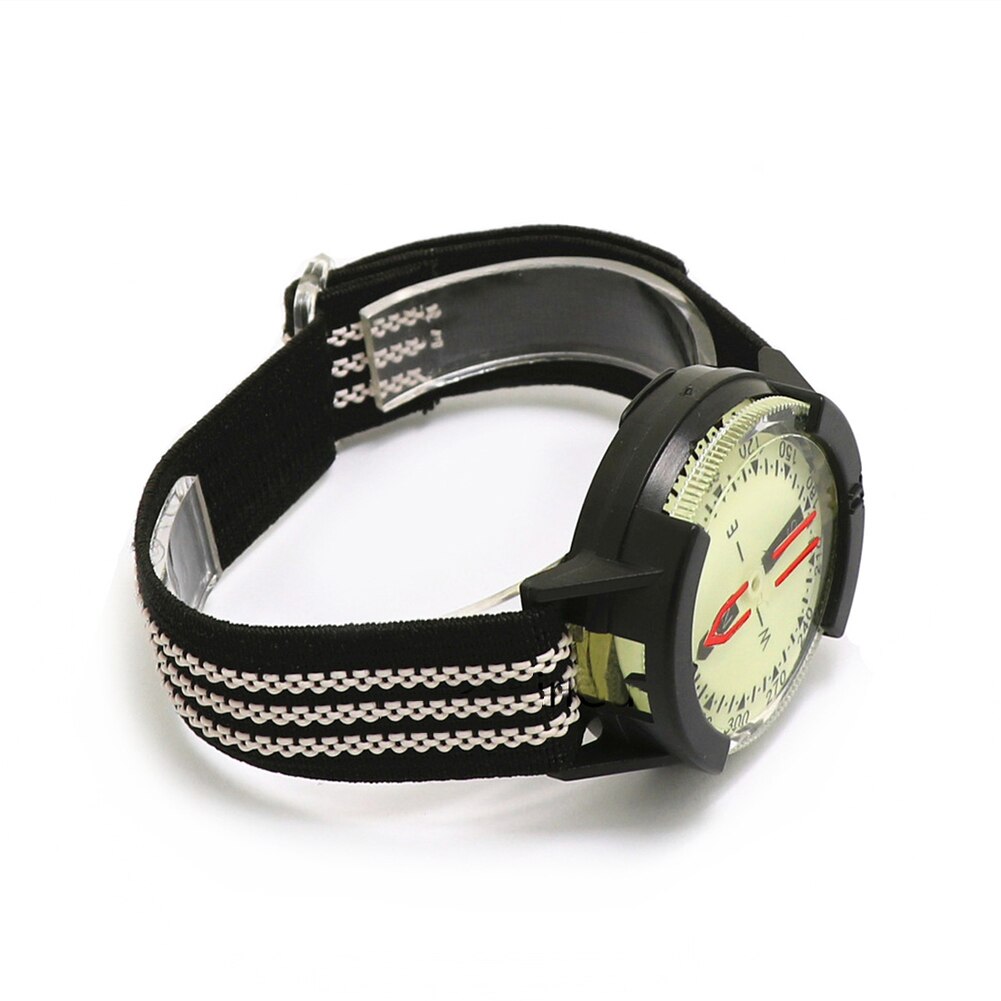Waterproof Compass With Luminous Pocket Watch Diving Compass Portable Outdoor Multi-function Measuring Ruler Tool