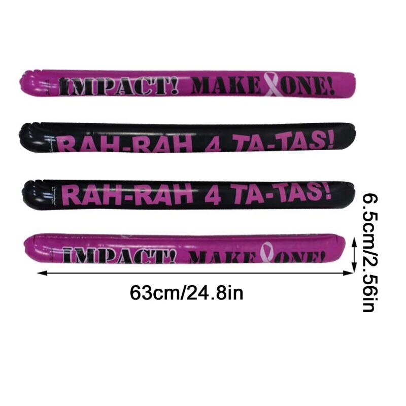 10pcs/set Inflatable Cheerleaders Cheering Sticks Sports Competition Inflatable Cheer Stick Kids Performance Props