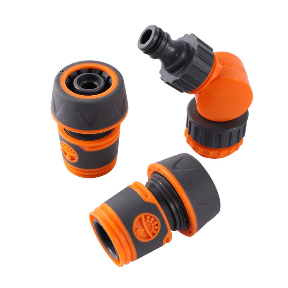 180° Rotatable Quick Connector 1/2" 3/4" Water Pipe Fast Access Coupling Joint Garden Agriculture Greenhouse Irrigation Fittings
