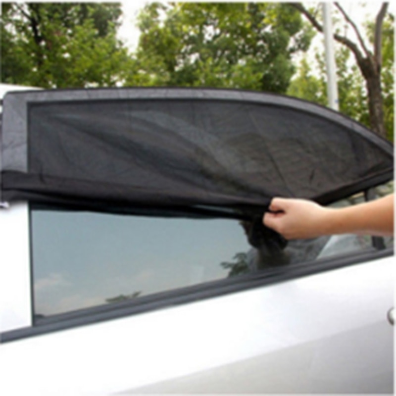 54 Cm X 92 Cm 2 Stuks Car Window Shades Zon Cover Achterzijde Kids Baby Uv Bescherming Blok Mesh