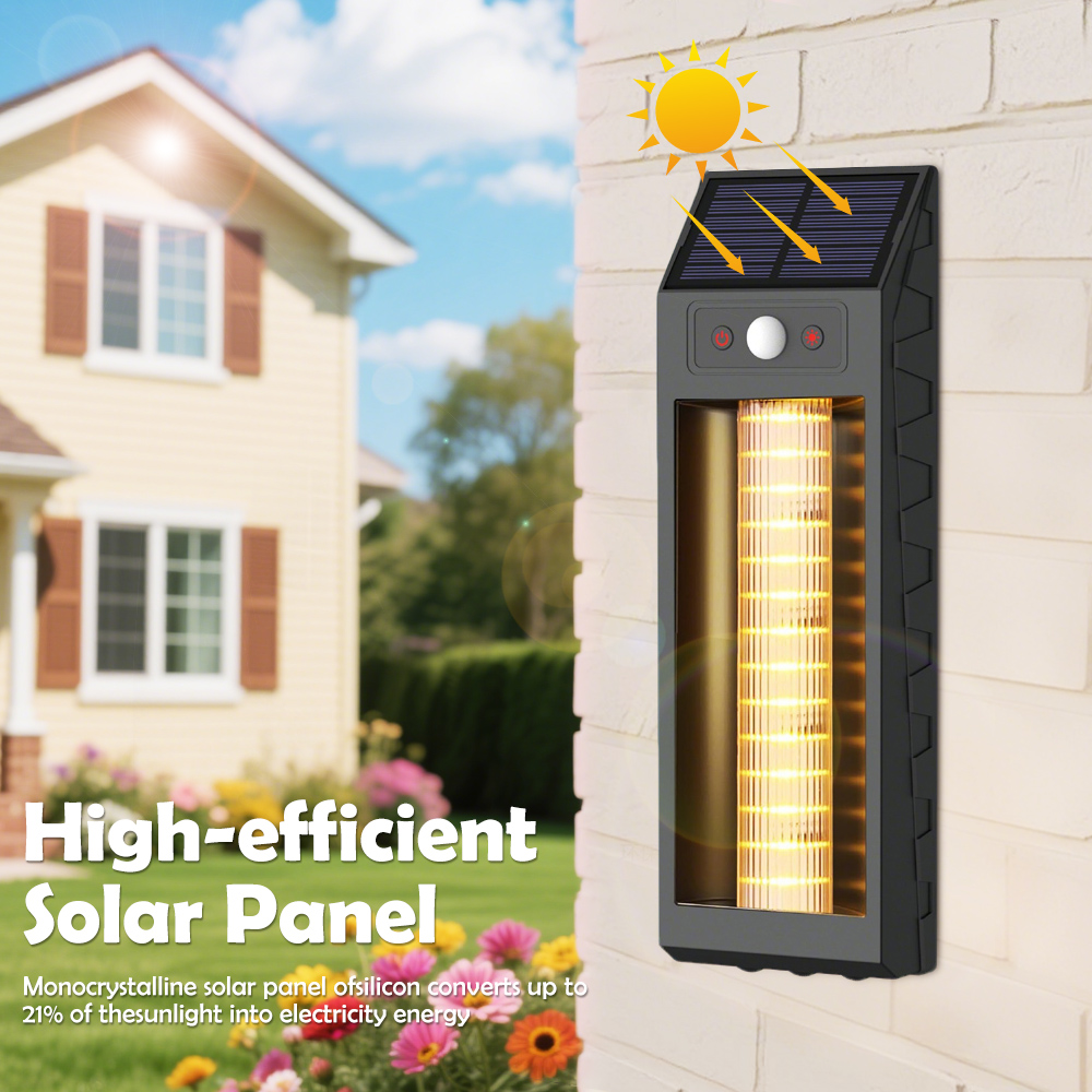 LED Solar Wandlantaarn Buiten Hangende Tuin Camping Verlichting Waterdicht Motion Senso Solar Voordeur Licht Solar Veranda Licht