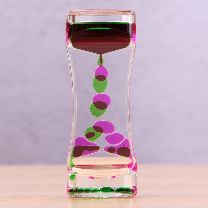 Temporizador de movimiento líquido para juguetes sensoriales calmantes temporizador de movimiento líquido para decoración de escritorio, de novedad, BV789
