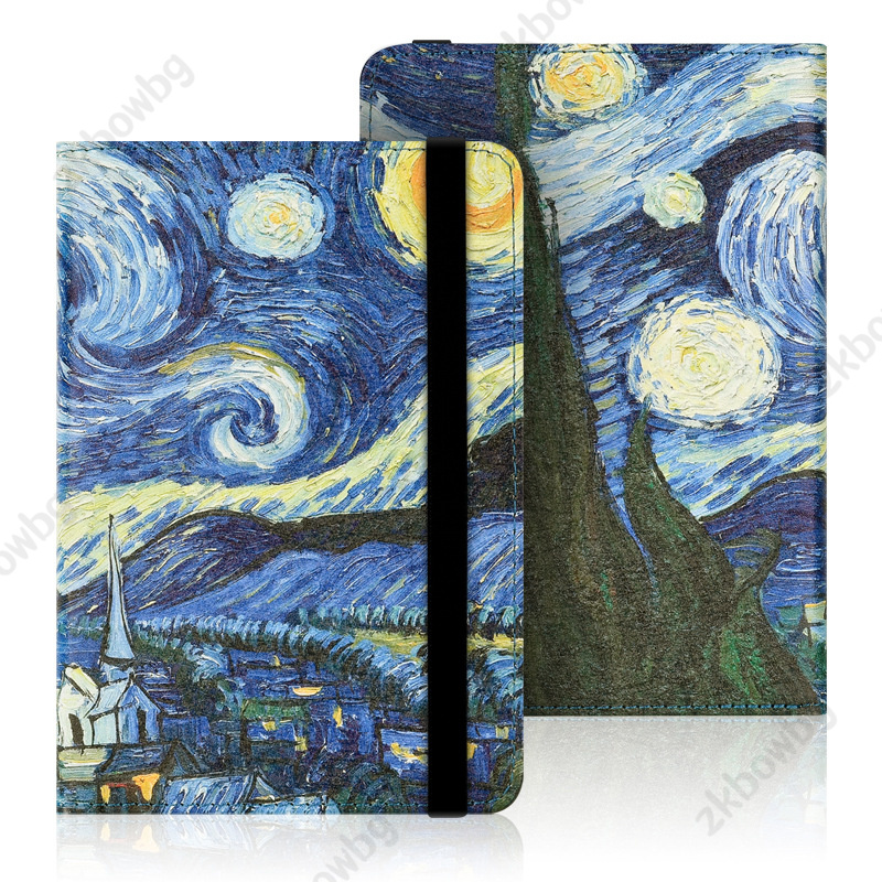 Funda Universal para BQ Cervantes 3 4 HD Touch Light 2 Ereader Woxter Scriba 195/Tagus Da Vinci/SPC/Sunstech, funda para libro electrónico de 6 pulgadas: Morado