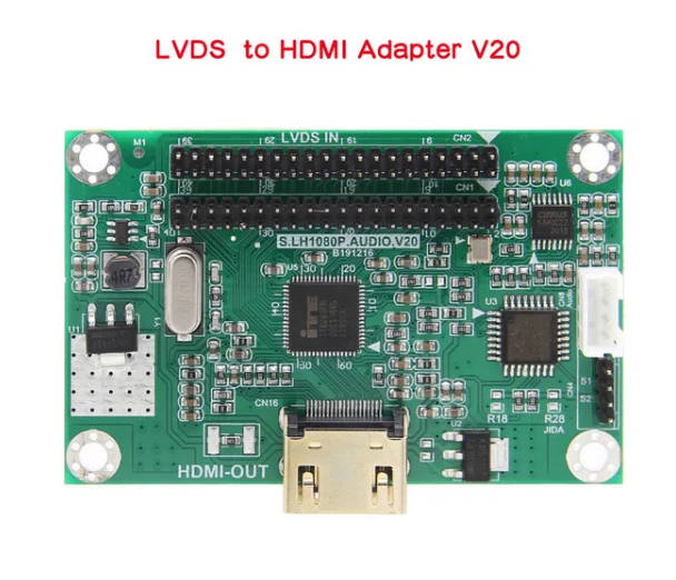 Carte pilote LVDS/convertisseur adaptateur LVDS vers HDMI, prend en charge la résolution 1080P: Paquet 5