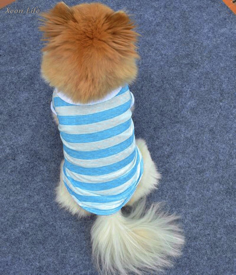 Puppy Hond Kleding Mode Gestreepte Roupas Para Cachorros Kleine Honden Vest T-shirt &