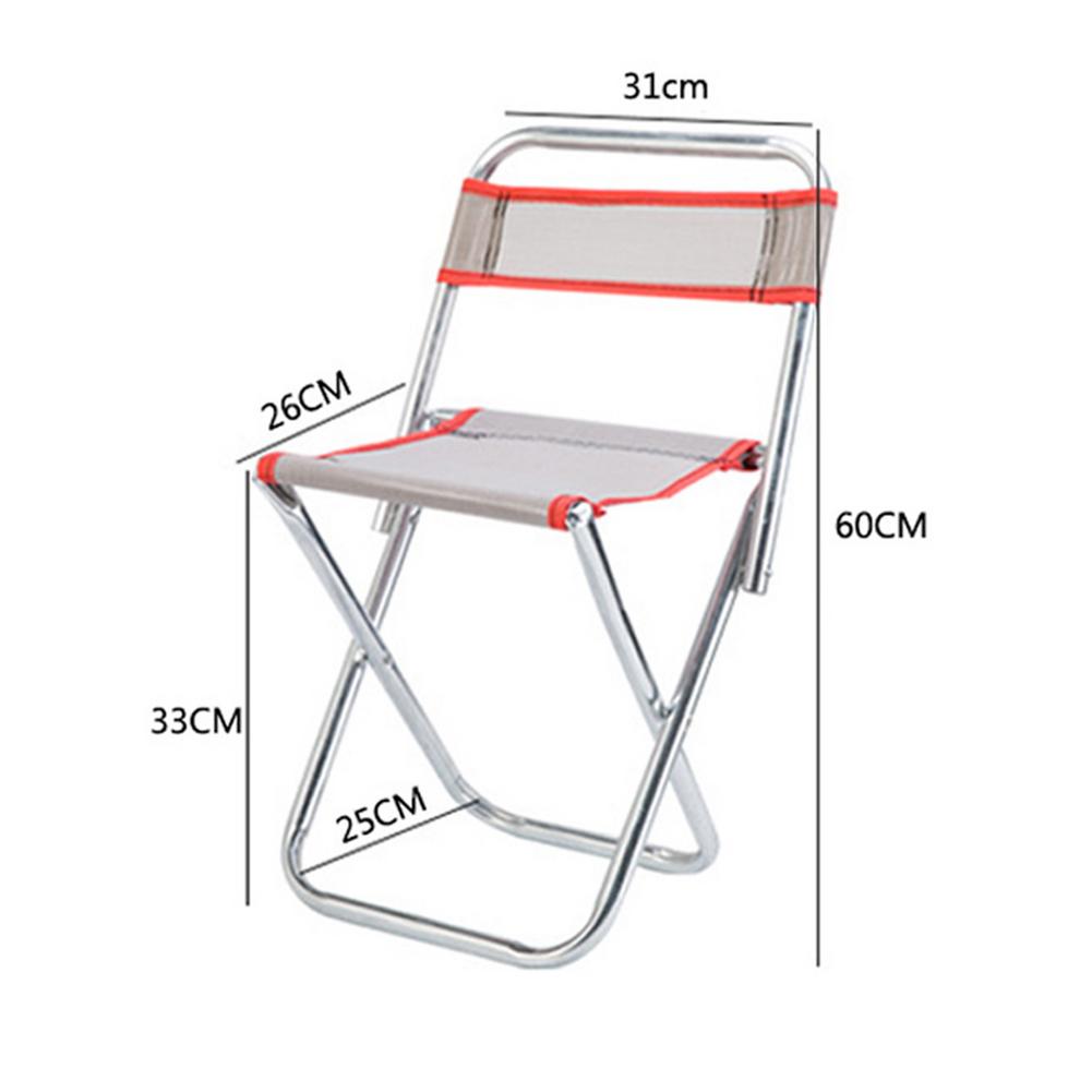Folding Fishing Chair Backrest Stool Portable Camping Stool Travel High Load Seat Outdoor Camping Chair Picnic Fishing Furniture
