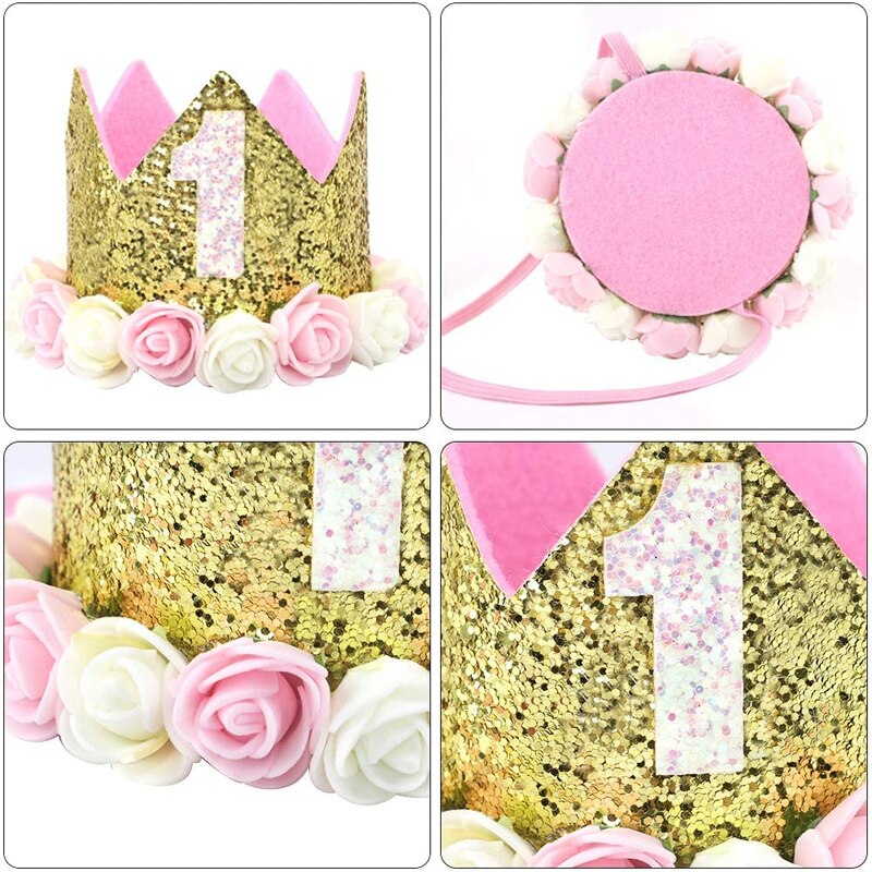 Jute-Banner "One" Zum 1. Geburtstag - 3-teilig, Je 13,5x18,8 Cm, Vorgestanzt & Fertig Montiert