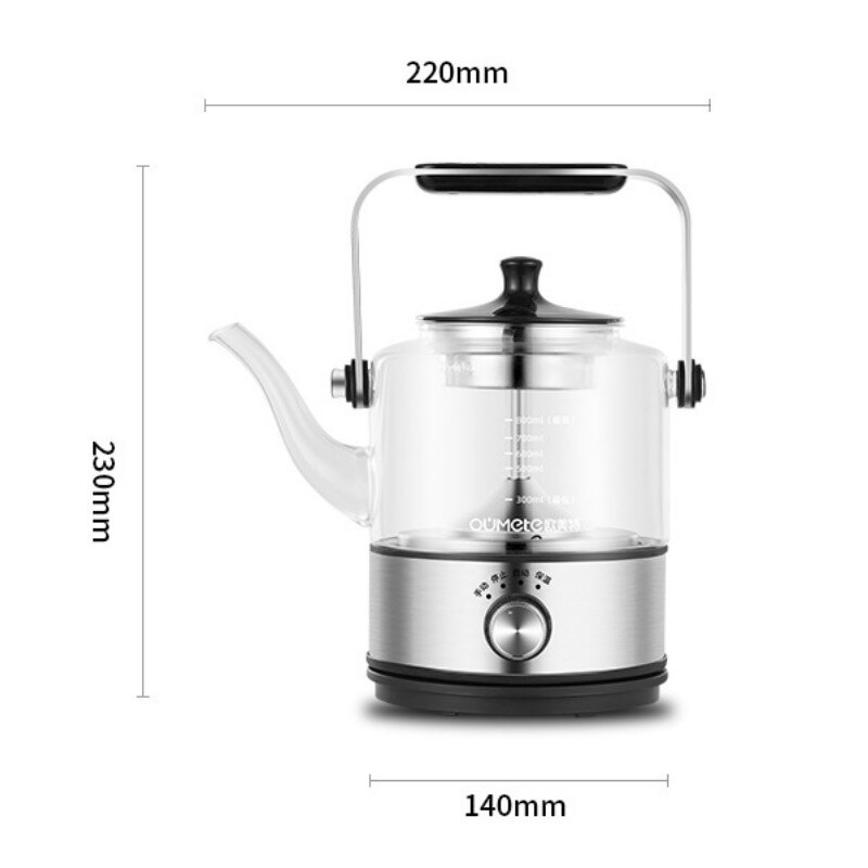 Electric kettle tea pot coffee pot Glass steam teapot automatic -type set electric tea kettle eletric water kettle