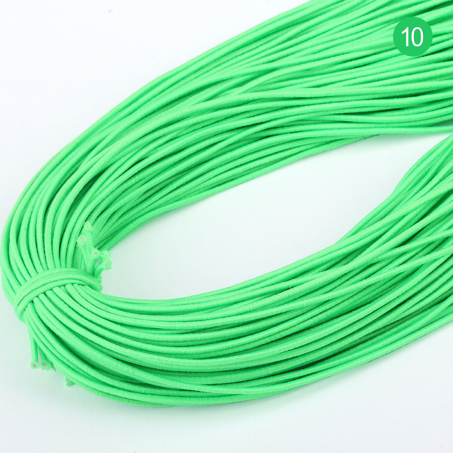 80 mx 1mm miljøvennlig ledning sy elastiske bånd tau armbånd perler strenger gummibånd for hår sløyfe plagg gjør-det-selv håndverk  ky585: 10