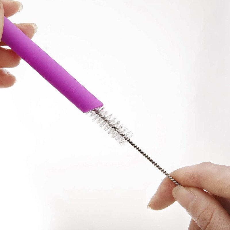 Brosse de paille de bouteille d'acier inoxydable brosse spéciale pour la paille de bouteille de bébé pour la brosse de nettoyage d'acier inoxydable