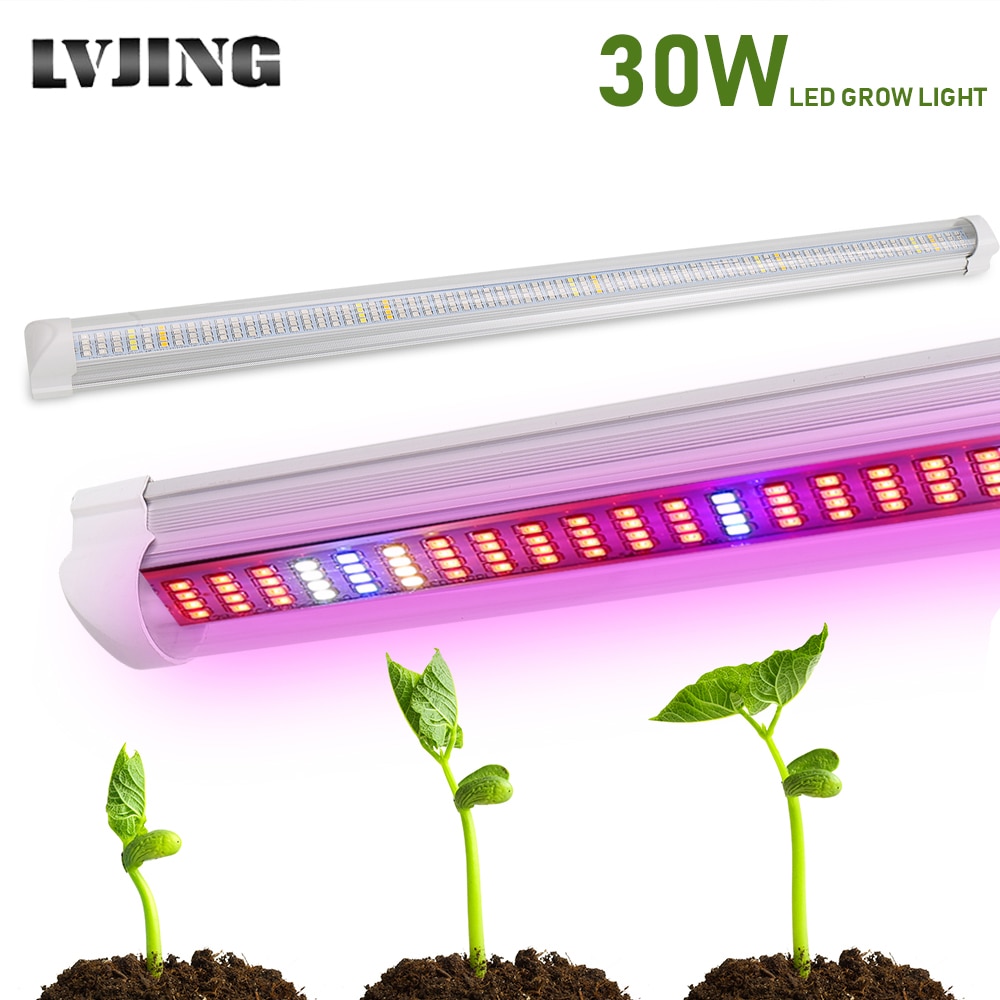 30w fuld spektrum led grow light bar lampe strip til hydroponic system drivhus vegetabilsk led strip belysning akvarieplanter