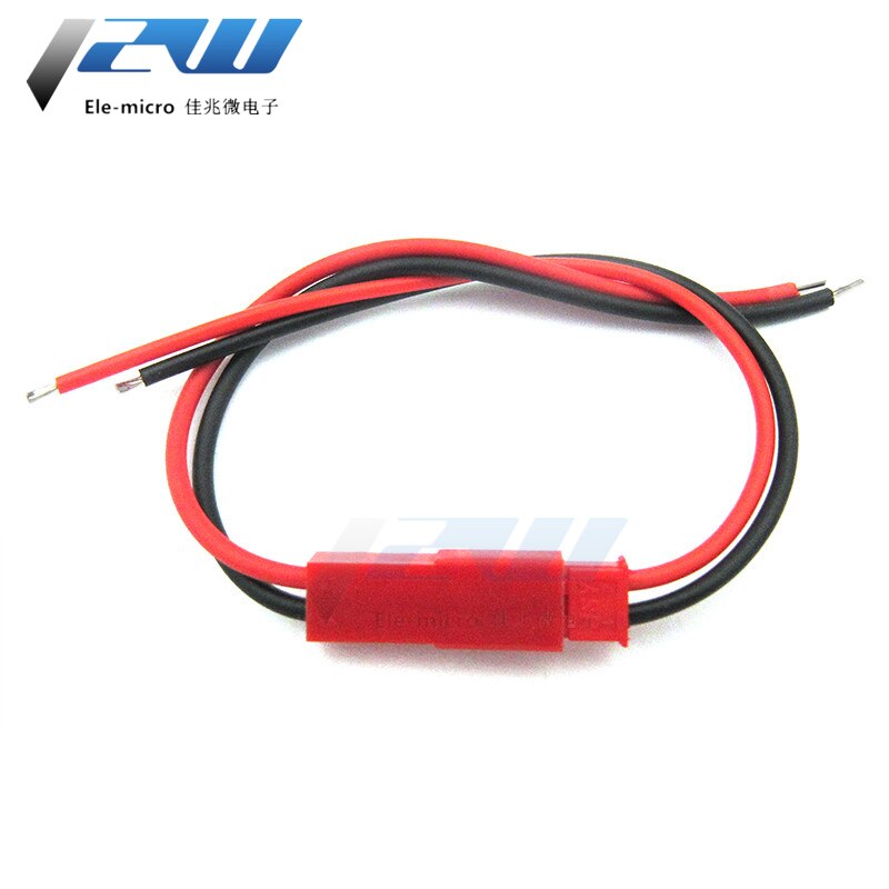 Plug-in wire, 2P connecting wire, electronic wire, male and female, two sets, one end is tin-plated, total length 20CM (2 sets)