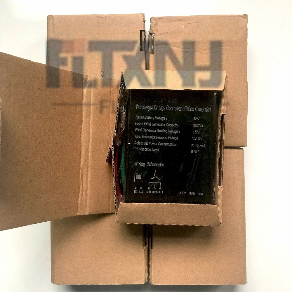 300W/600W 12V/24V Auto/Manual Brake Wind Charger Controller Regulator for Residential Wind Turbine Home Use