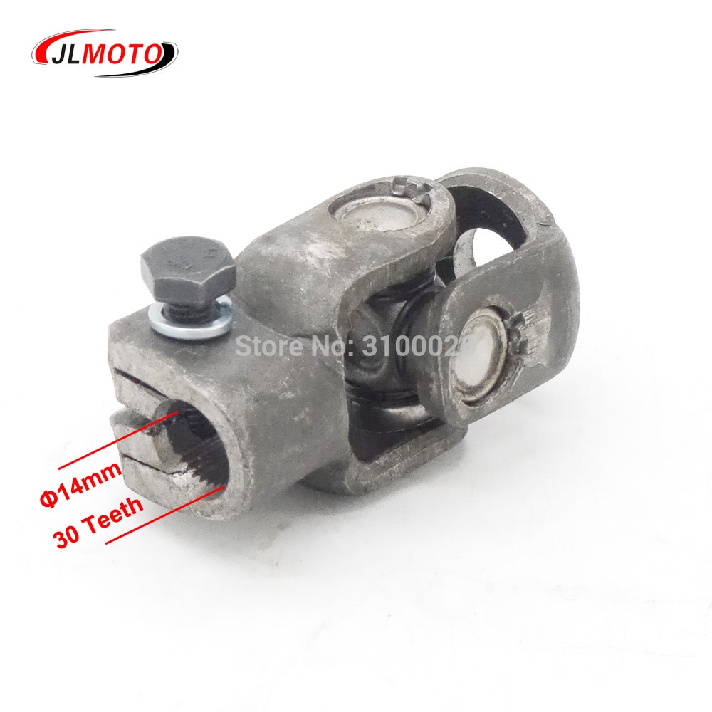 30T 14/15mm D Phosphating Universal Steering Ball U Joint Fit For ATV UTV Go Golf Cart Buggy Utility Terrain Vehicle Parts