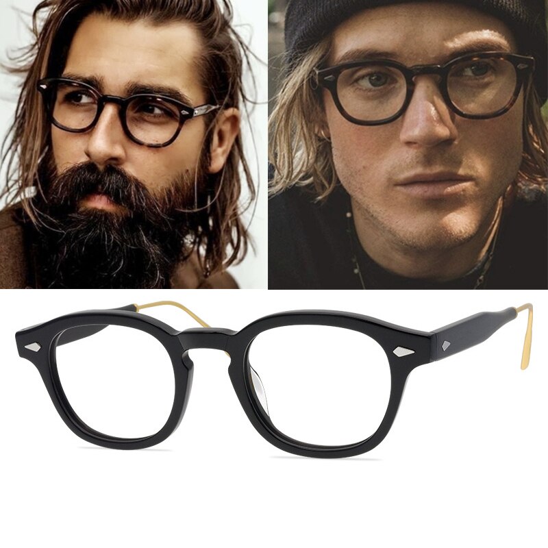 York Brand Acetaat Bijziendheid Brilmonturen Voor Mannen Vintage Rechthoek Brillen Optische Recept Vierkante Brillen