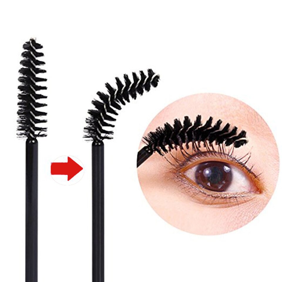 50Stck Wimpern Pinsel Einweg Wimpern Verlängerung Pinsel machen-hoch Kosmetische Werkzeug für Wimpern Reinigung Maskara Zauberstäbe Applikator
