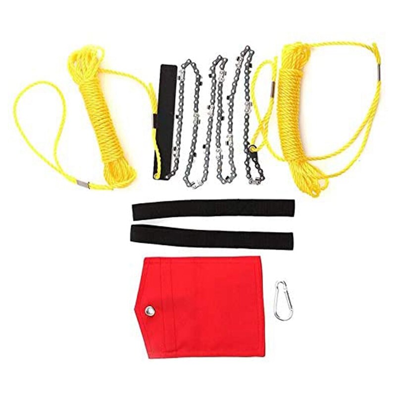 Pocket Chain Saw Kit-Garden Hand Saw, Chain Saw Kit, with Wire Saw, Used for Tree Pruning Correction