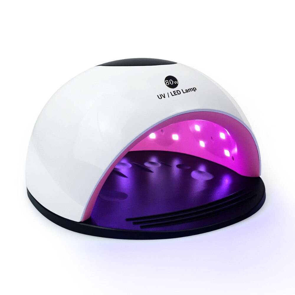 80W UV LED Lamp Voor Nagels Droger 10 s/30 s/60 s/120 s Timer LCD Display Infrarood Sensing 36 Leds UV Lamp Nail Dryer Manicure Tool