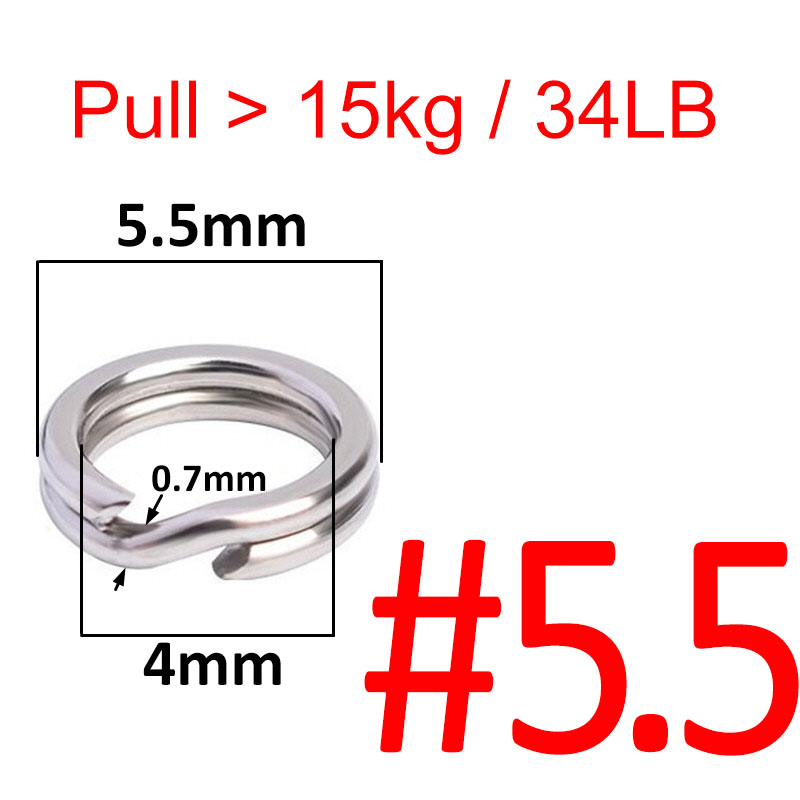 100 or 50 Pcs Stainless Steel Split Ring Fishing Double Loop Oval Split Ring Accessories For Carp Fishing Hook Snap Lure Swivel: 11 / green