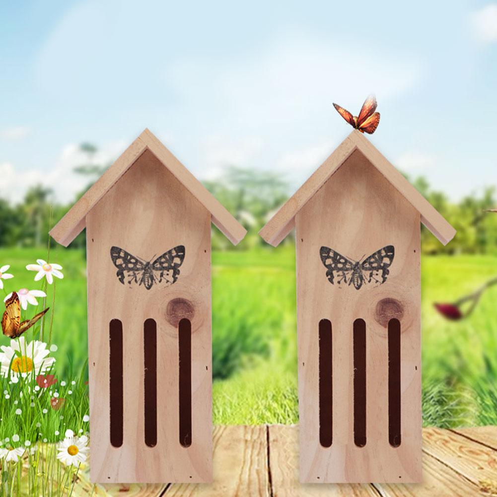 Houten Vlinder Huis Veilig Beschermende Insect Huis Voor Bieden Vlinders Met Een Veilige Haven Te Rusten