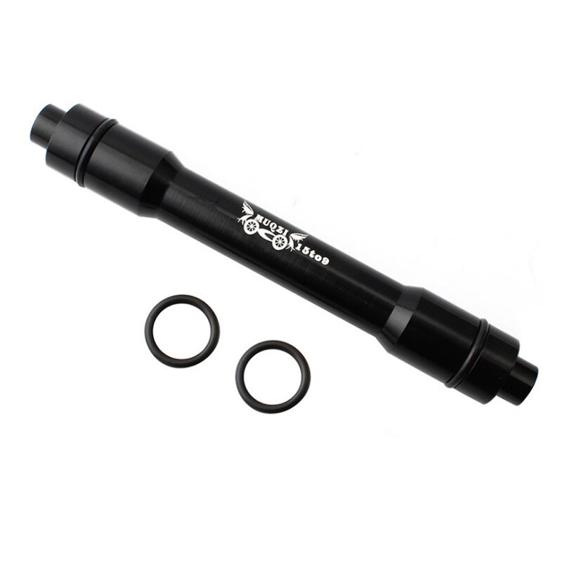 15mm to 9mm qr adapter mtb cykel gennem aksel nav quick release 100mm cykel forhjul nav adapter: B