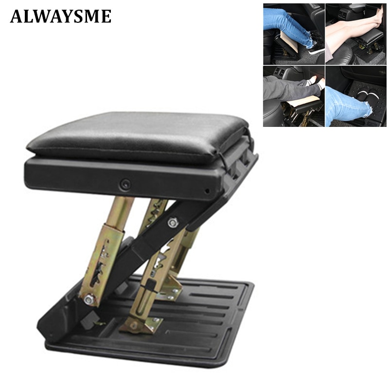 ALWAYSME Portable voiture voyage tabouret chaise voiture pied Masage coussin jambe coussin