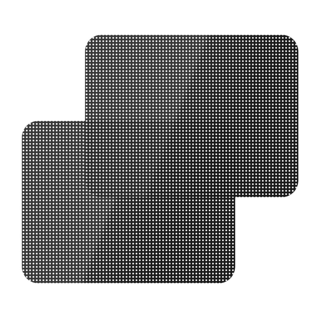 2pcs Car Auto Side Window Mesh Film Sunshade Net Sun Shade Sticker PVC Guard