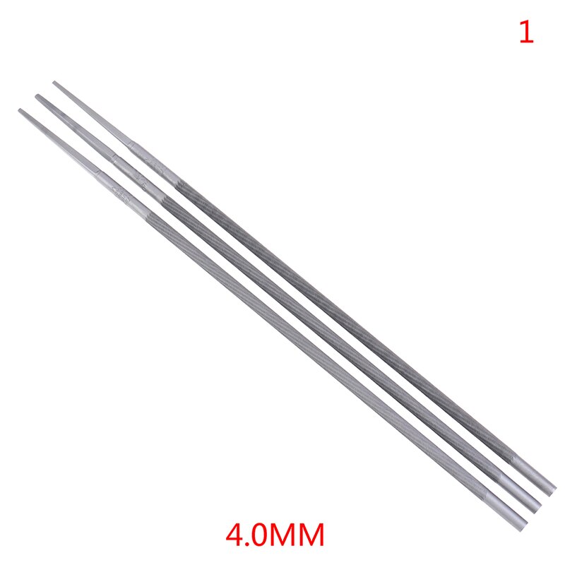Limas de cadena de sierra, afilador de acero al carbono, motosierra, 4,0/4,8/5,5mm, 3 uds.: 4.0mm