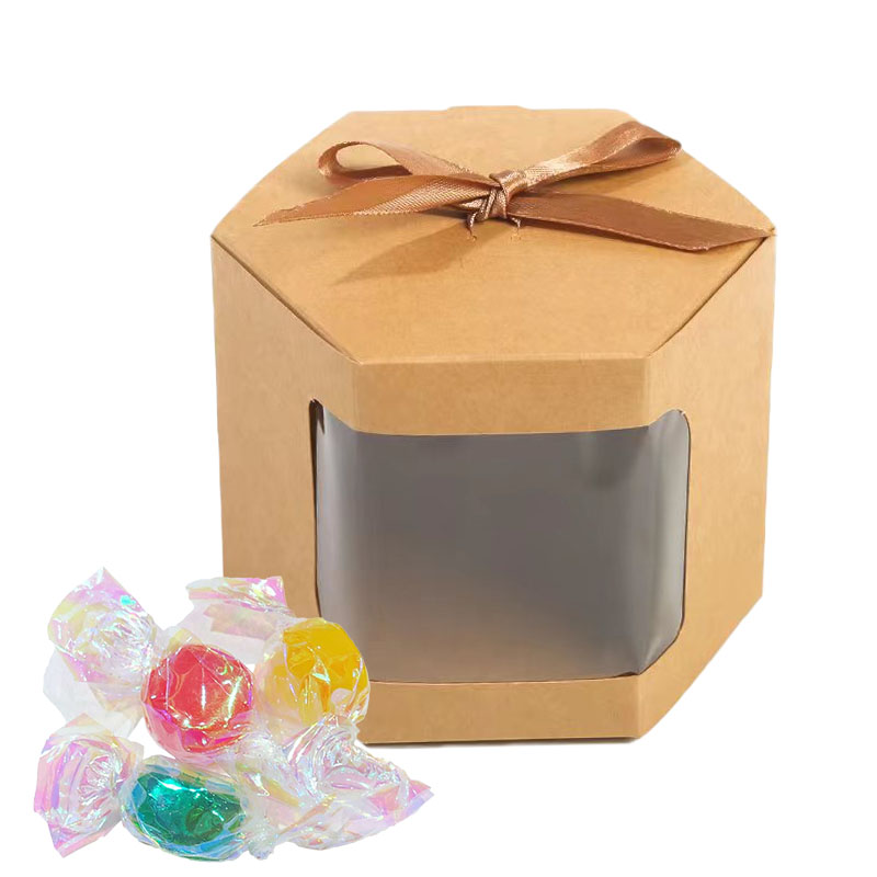12PCS Multi Size Candy Cookies Boxes Candy Box Kraft Paper Packaging Box Wedding Bag Handmade Packaging Soap Chocolate
