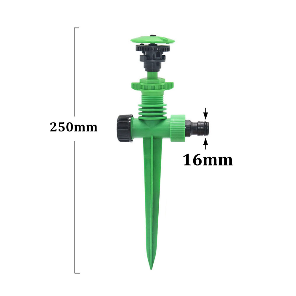 360 Grad automatische rotierende Sprinkler düsen Bauernhof rasen düse für sterben Garten bewässerung: Gelb