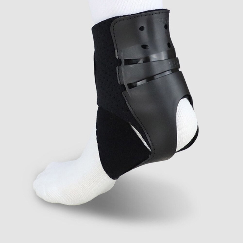 Soporte para tobillos para deportes soporte de tobillo de rehabilitación soporte de tobillo deportivo de poliéster fijo (izquierda)