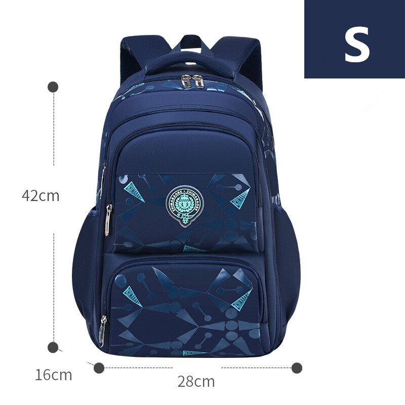 Wasserdichte freundlicher Schule Taschen Für Jungen freundlicher Reise Rucksack Grundschule Rucksäcke Orthopädische Schule tasche Mochila Infantil: S Blau