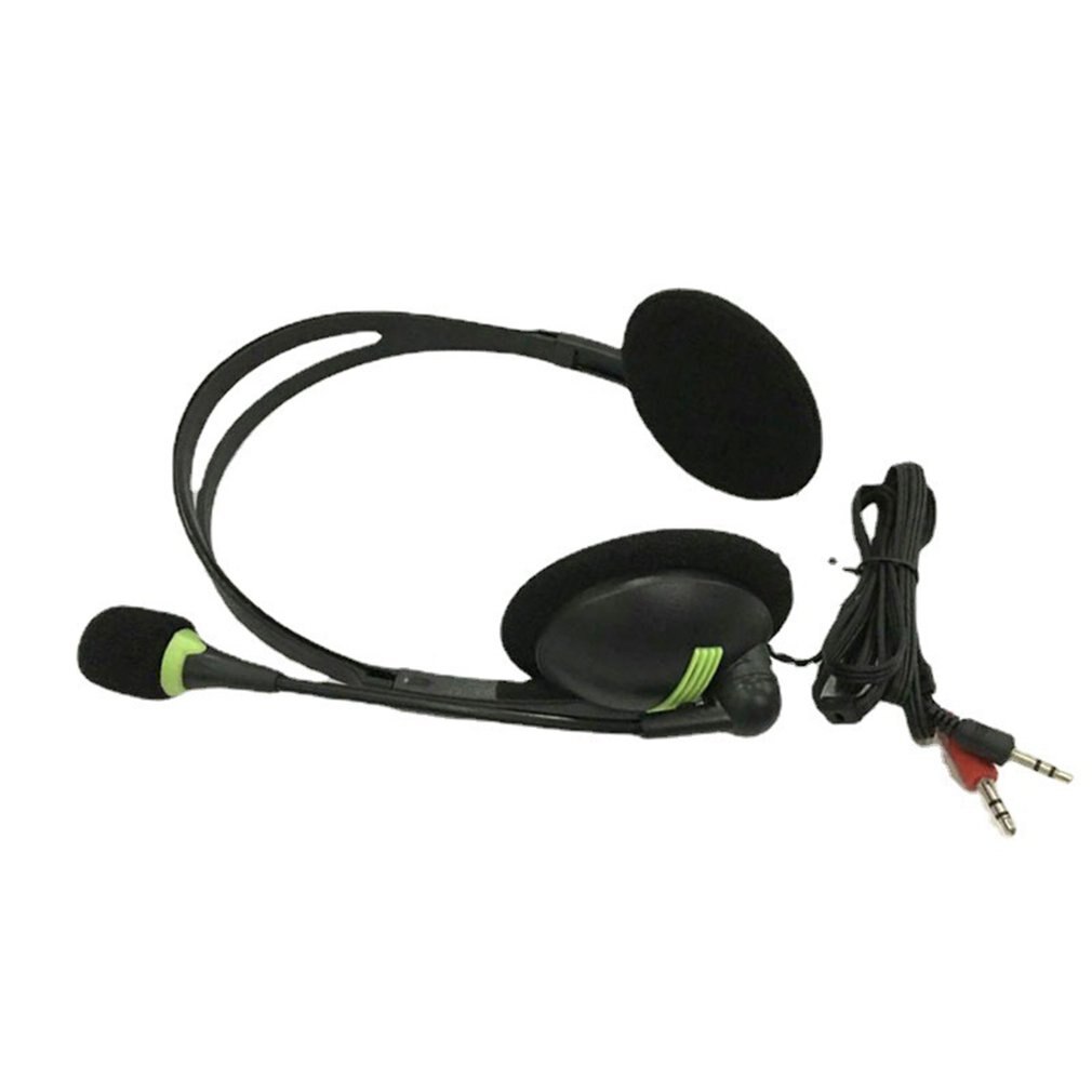3.5mm interfejs USB na głowę gamingowy zestaw słuchawkowy Laptop PC Earphon z mikrofonem izolacja w dół przewodowy słuchawki Stereo