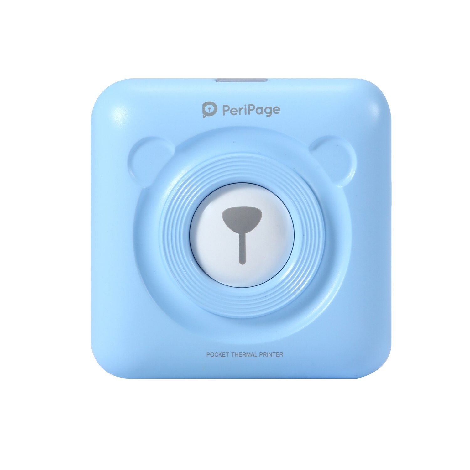 Mini Pocket Photo Printer For Mobile phone Android and iOS: blue printer