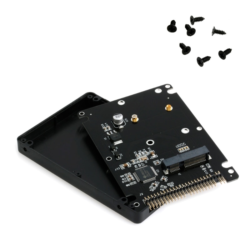 44Stift mSATA zu 2.5 "IDE HDD SSD mSATA zu PATA Adapter Konverter Karte mit fallen