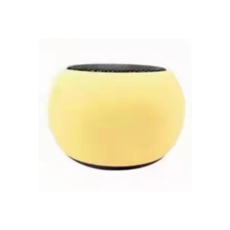 Bluetooth-lautsprecherbox, kabellose soundbar, tragbare soundbar, kleiner musikplayer, mini-bluetooth-soundbox, matt: Gelb
