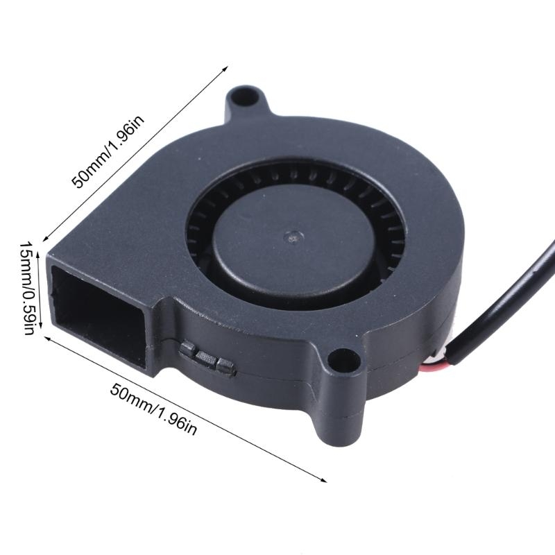 50x50x15mm USB Blowered Fan 5V 5015 Brushless Cooling Fan Variable Speed Controller With For PC Printer